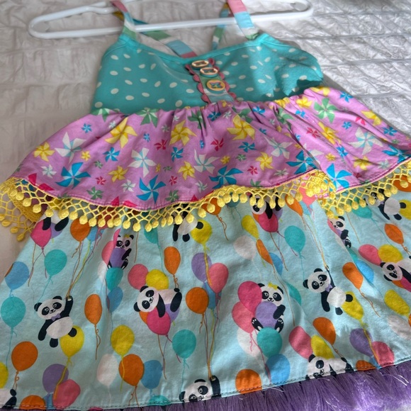 Matilda Jane Pandamonium Carnival Criss Cross Tunic Top Size 2 VGUC - Picture 5 of 10